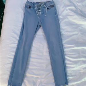 Pacsun Lace-Up High Rise Ankle Jegging